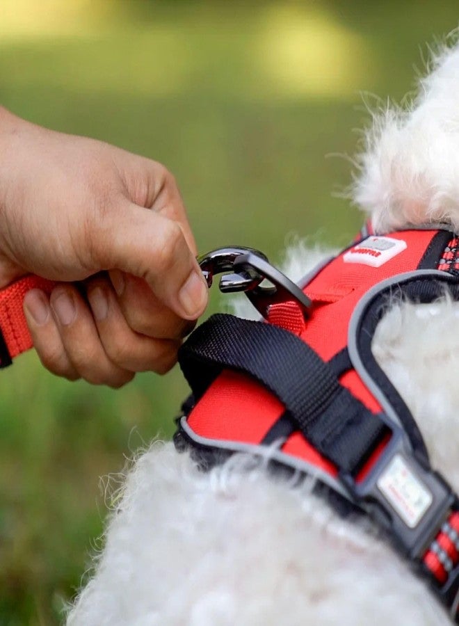 Zigly Lifestyle Shadow Guard Adjustable Dog Body Harness-Small - Red | Padded No-Pull Harness for Small Dogs & Puppies | Comfortable & Secure Dog Harness Daily Walks - Image 3